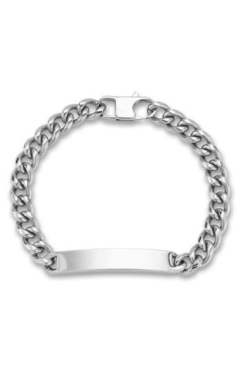 Yield Of Men Id Tag Bracelet In Metallic