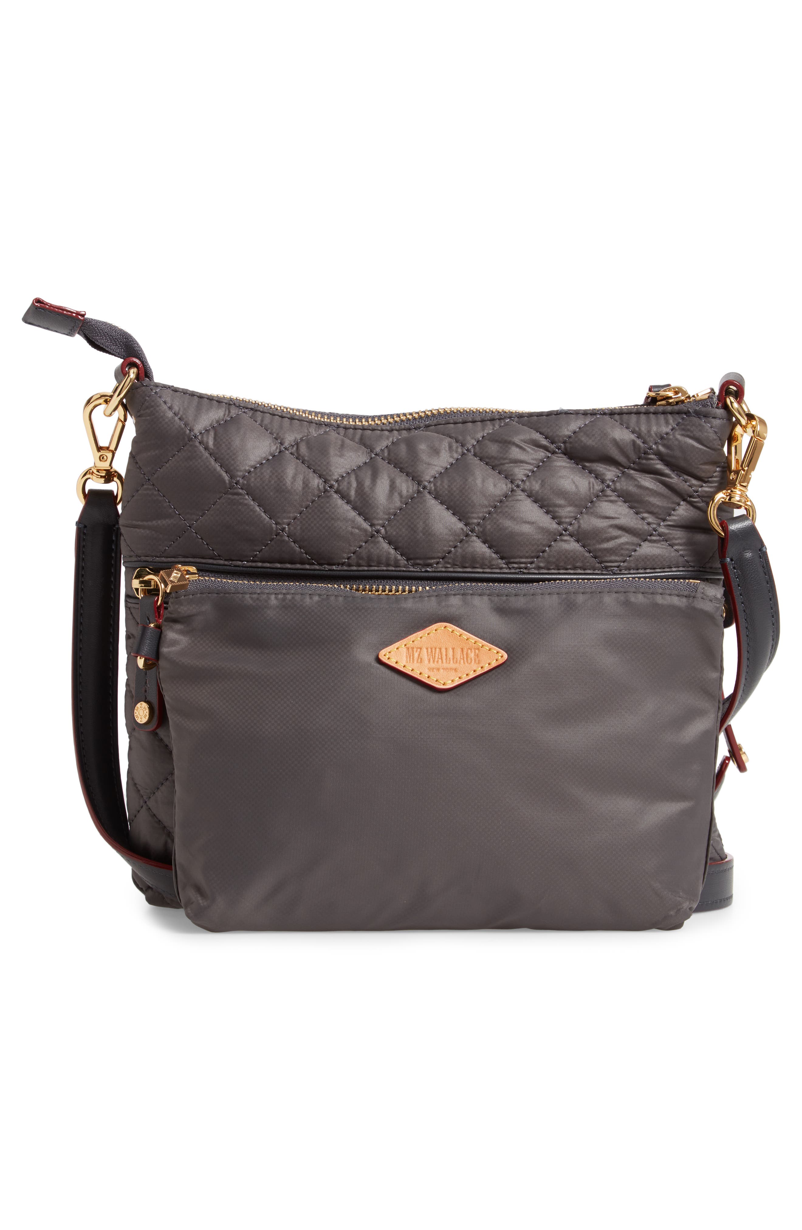 M Z Wallace Downtown Crosby Crossbody Bag, Alternate, color, MEDIUM GREY
