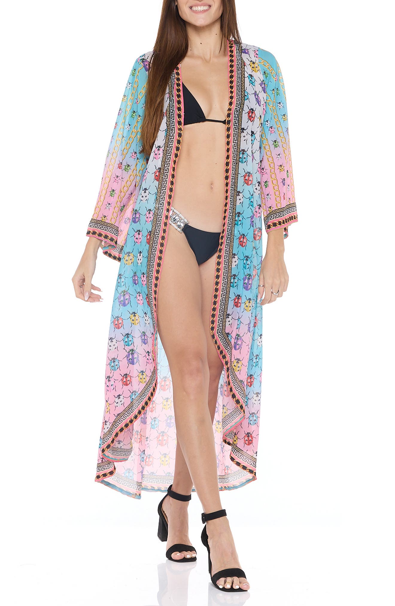 RANEES Lady Bug Longline Duster