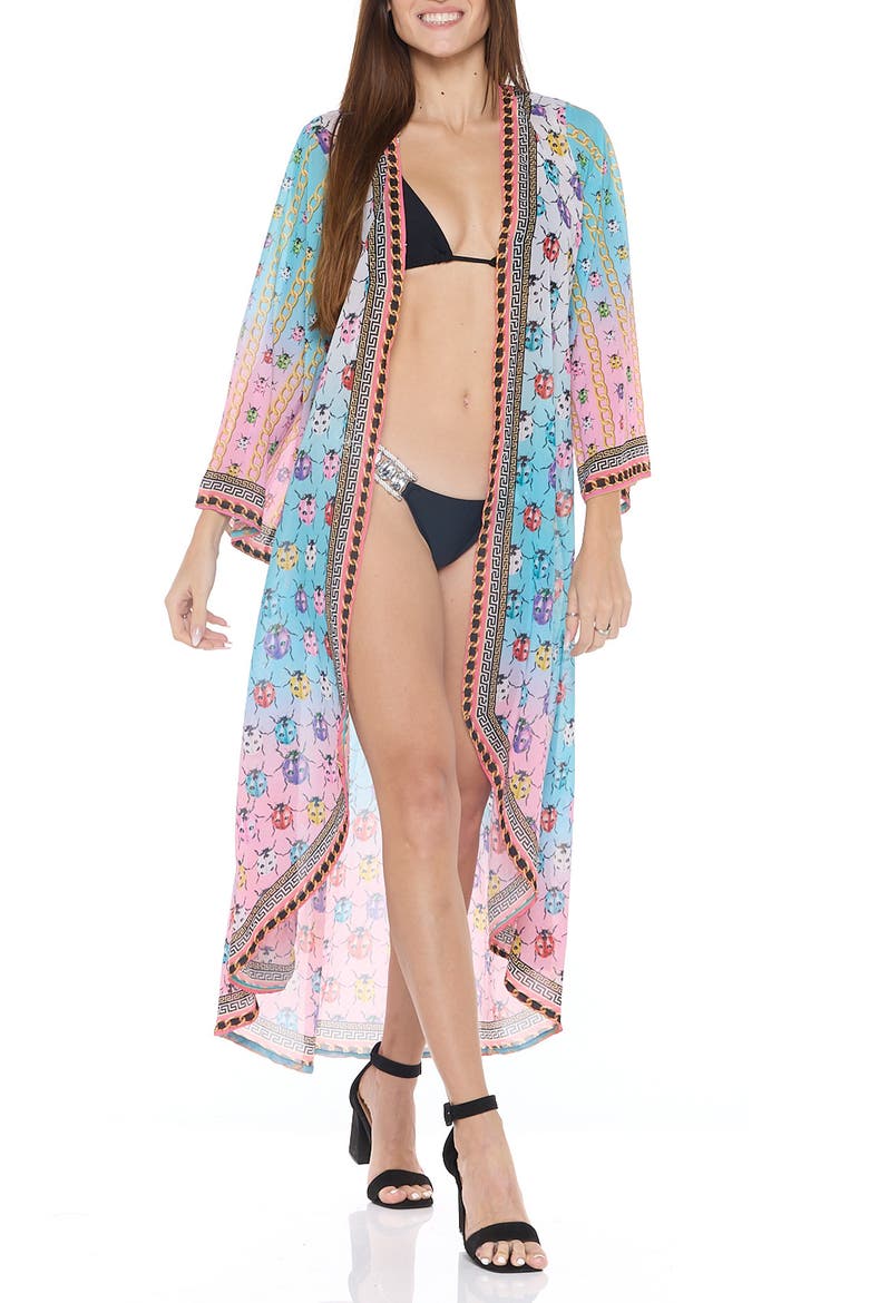Lady Bug Longline Duster, Main, color, LIGHT BLUE