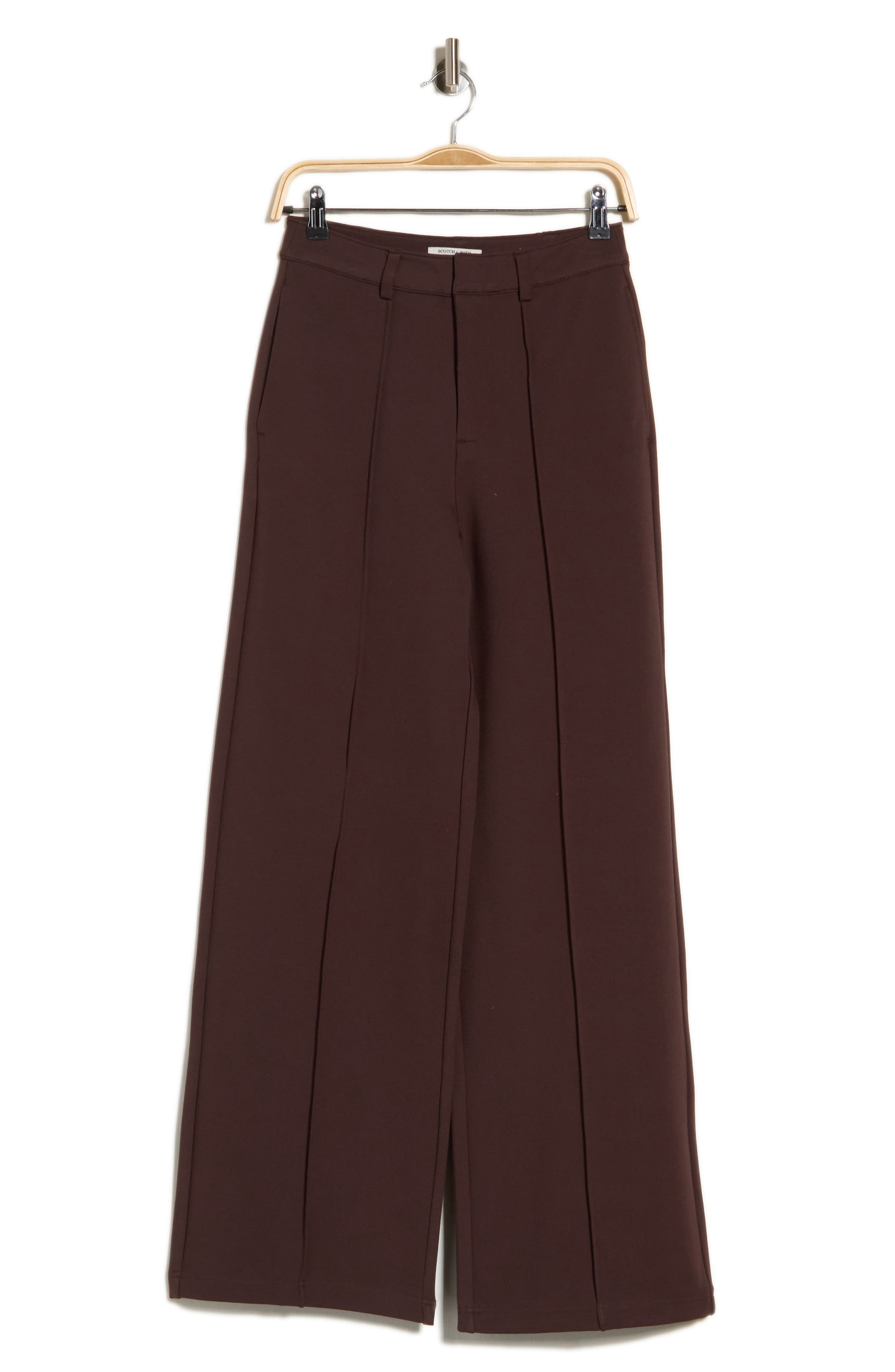 Pintuck Wide Leg Pants