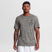 Nike Men's Nike Gray Detroit Lions Big & Tall Sideline Velocity Dri-FIT T-Shirt