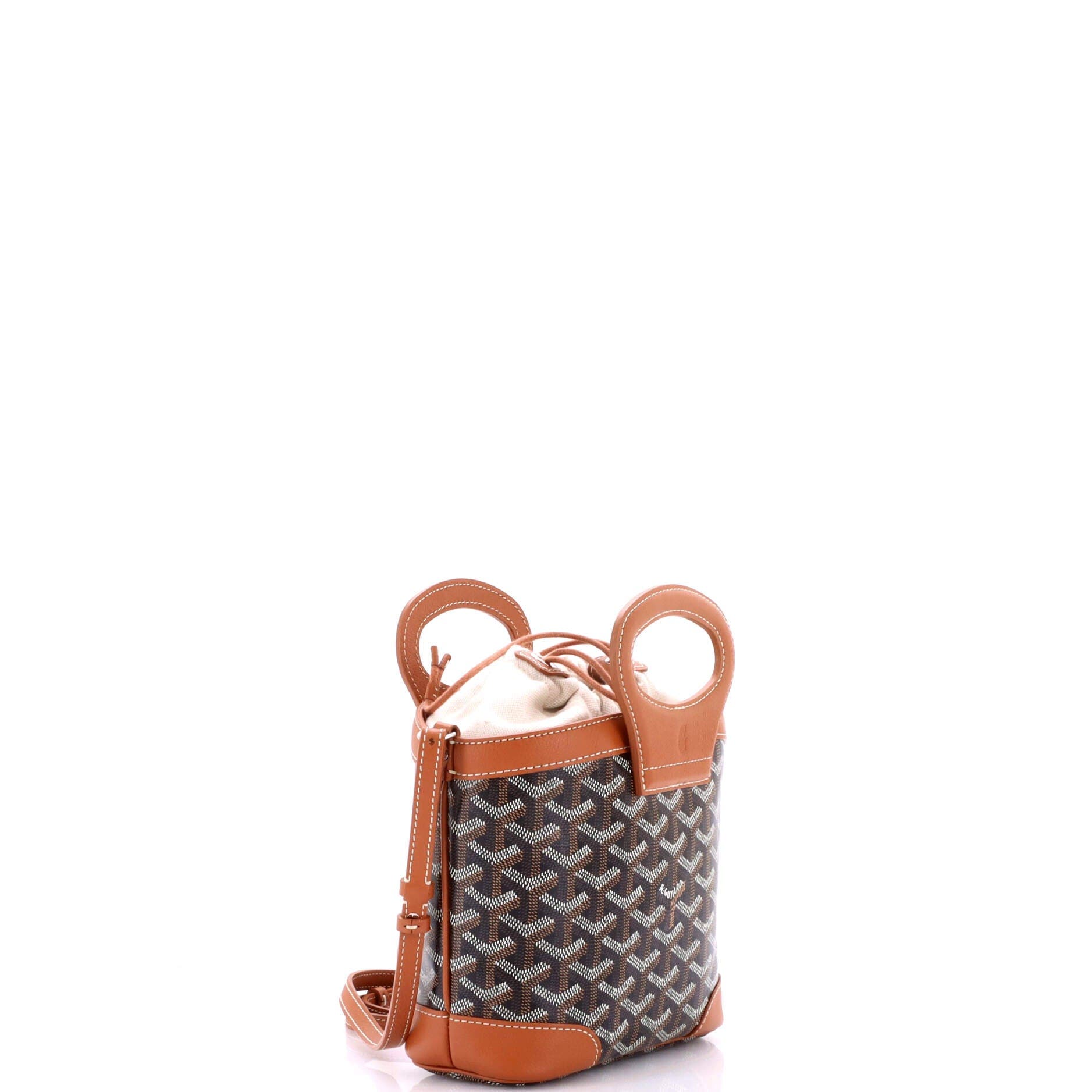 Pre-Owned Goyard Beluga Bag Coated Canvas Mini, Alternate, color, Brown