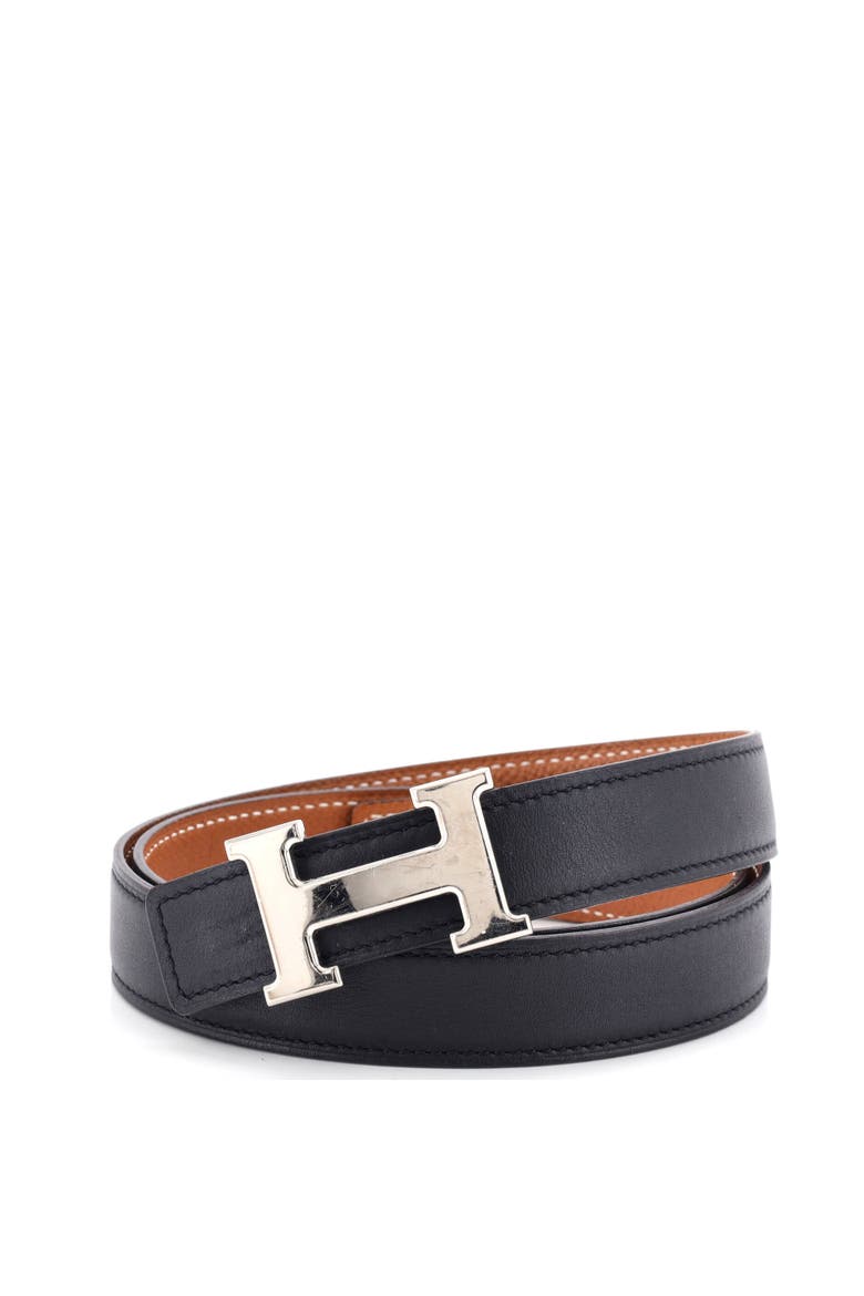 Constance Reversible Belt Leather Thin, Main, color, Black
