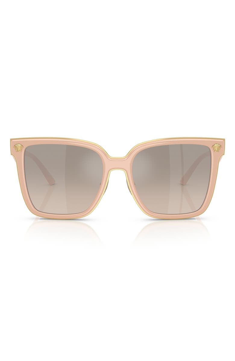 Versace 58mm Butterfly Sunglasses, Main, color, Blush