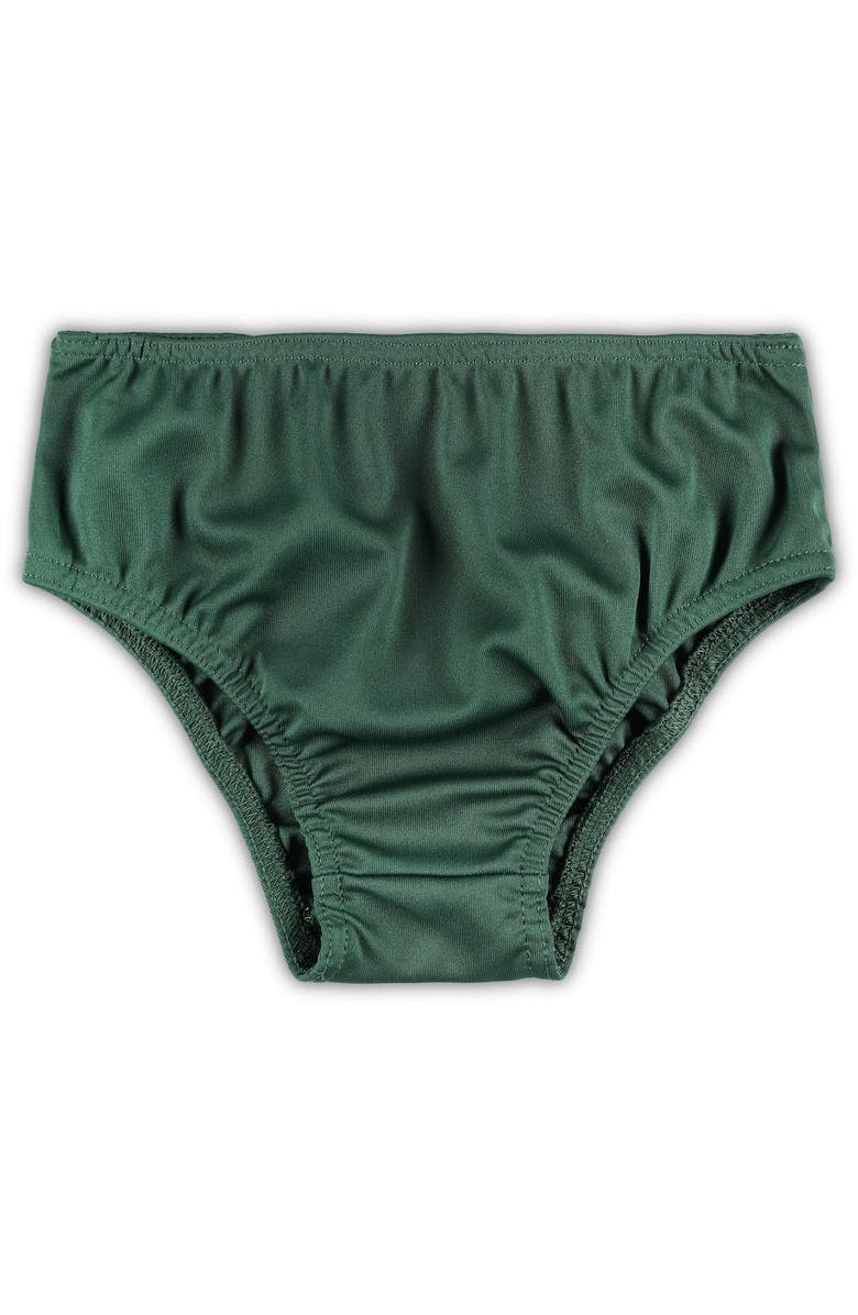 Outerstuff Girls Preschool Green Green Bay Packers Two-Piece Cheer Captain Jumper Dress with Bloomers Set, Alternate, color, Green