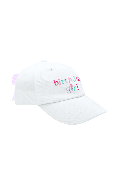 Birthday Girl Twill Bow Baseball Hat (Toddler, Little Kid)
