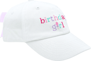 Bits & Bows Birthday Girl Twill Bow Baseball Hat