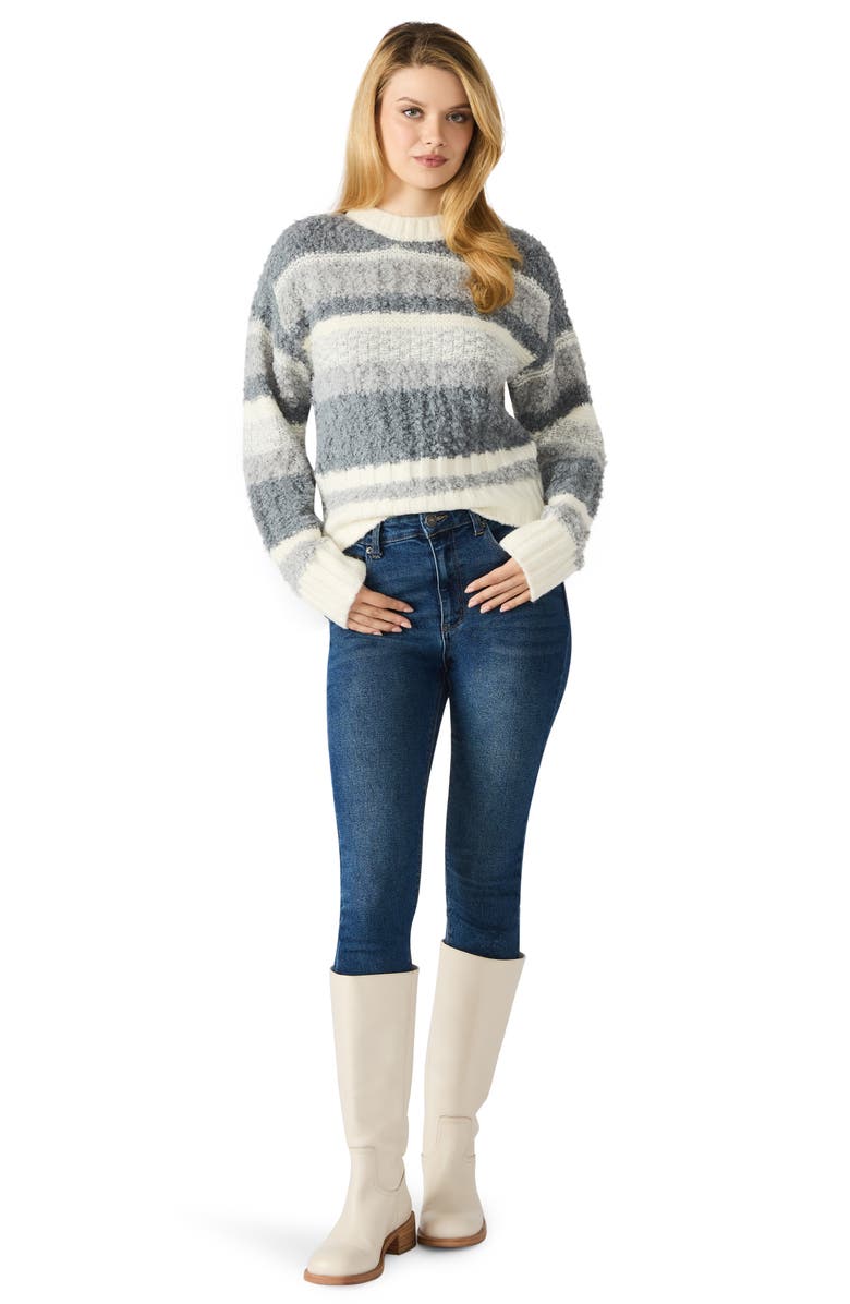 Steve Madden Aubrie Stripe Sweater, Alternate, color, Multi