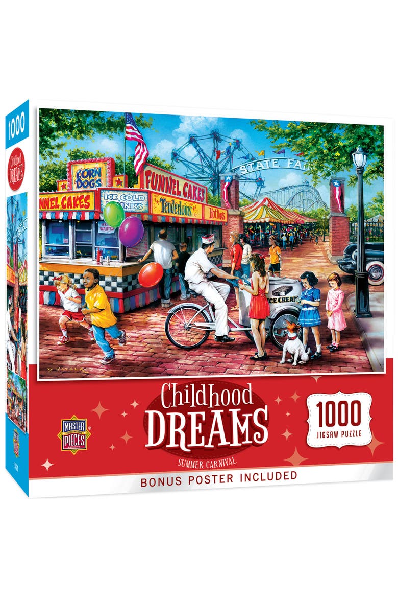 Summer Carnival 1000 Piece Jigsaw Puzzle, Main, color, Multicolor