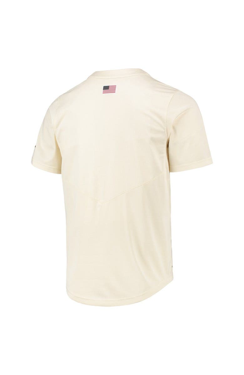 Nike Men's Nike Natural Arkansas Razorbacks Replica Baseball Jersey, Alternate, color,