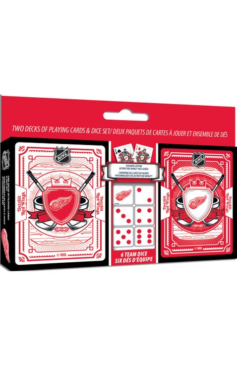 Detroit Red Wings Playing Cards & Dice