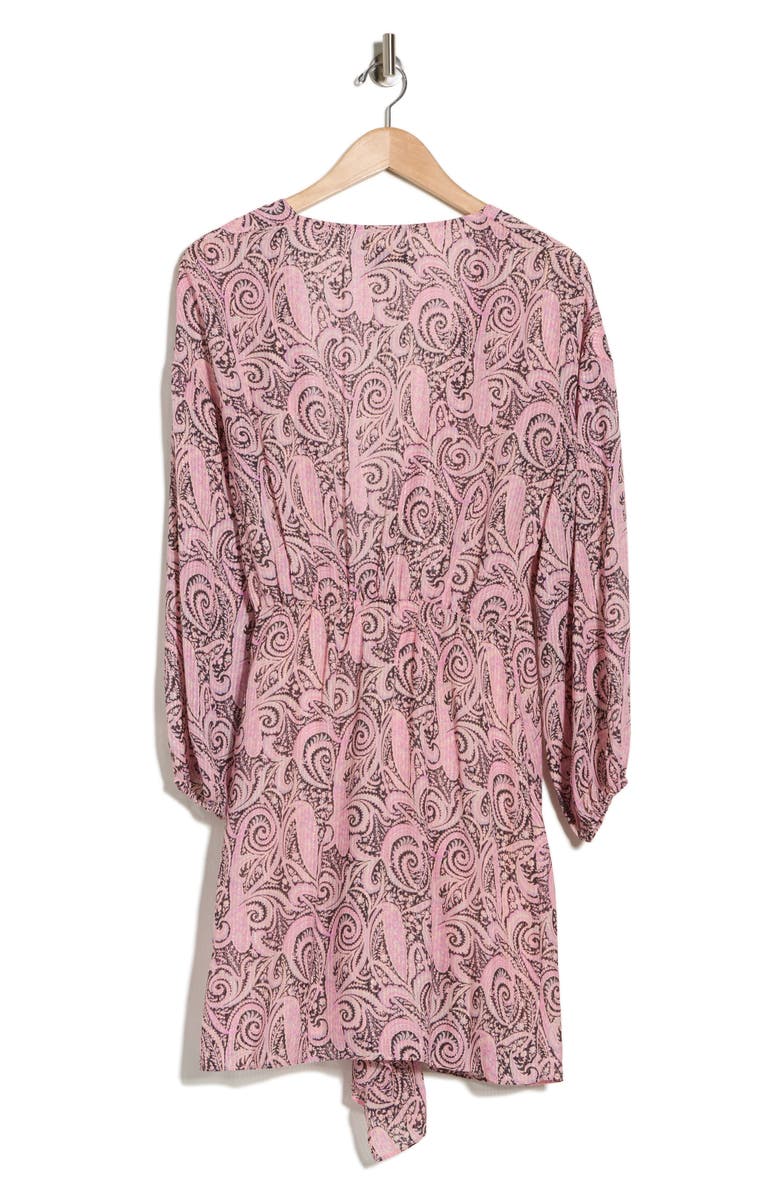 maje Rapollo Long Sleeve Dress, Alternate, color, Paisley Rose
