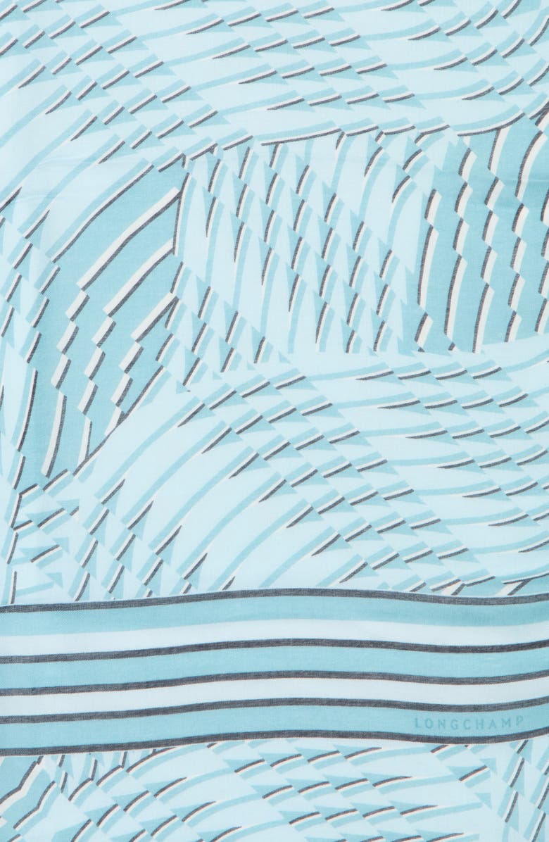 Longchamp Le Pliage Neo Scarf, Alternate, color, Aqua