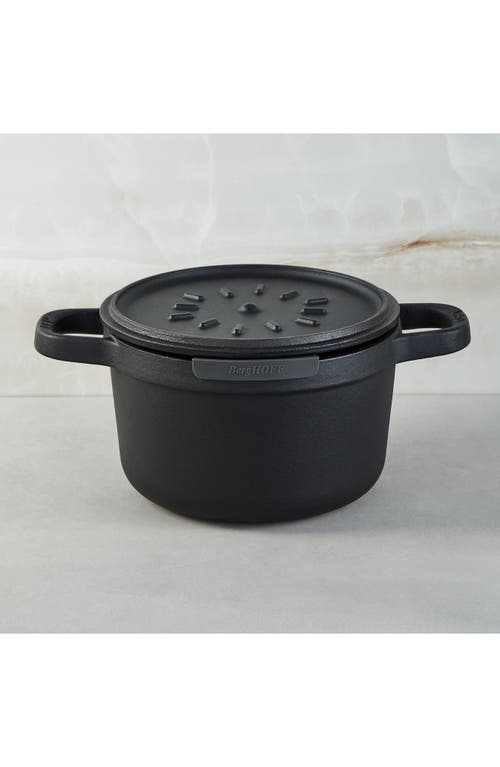 Berghoff Leo Graphite Enameled Cast Iron Stockpot In Black