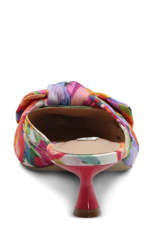 Charles David Alinda Pointed Toe Mule In Pink Multi