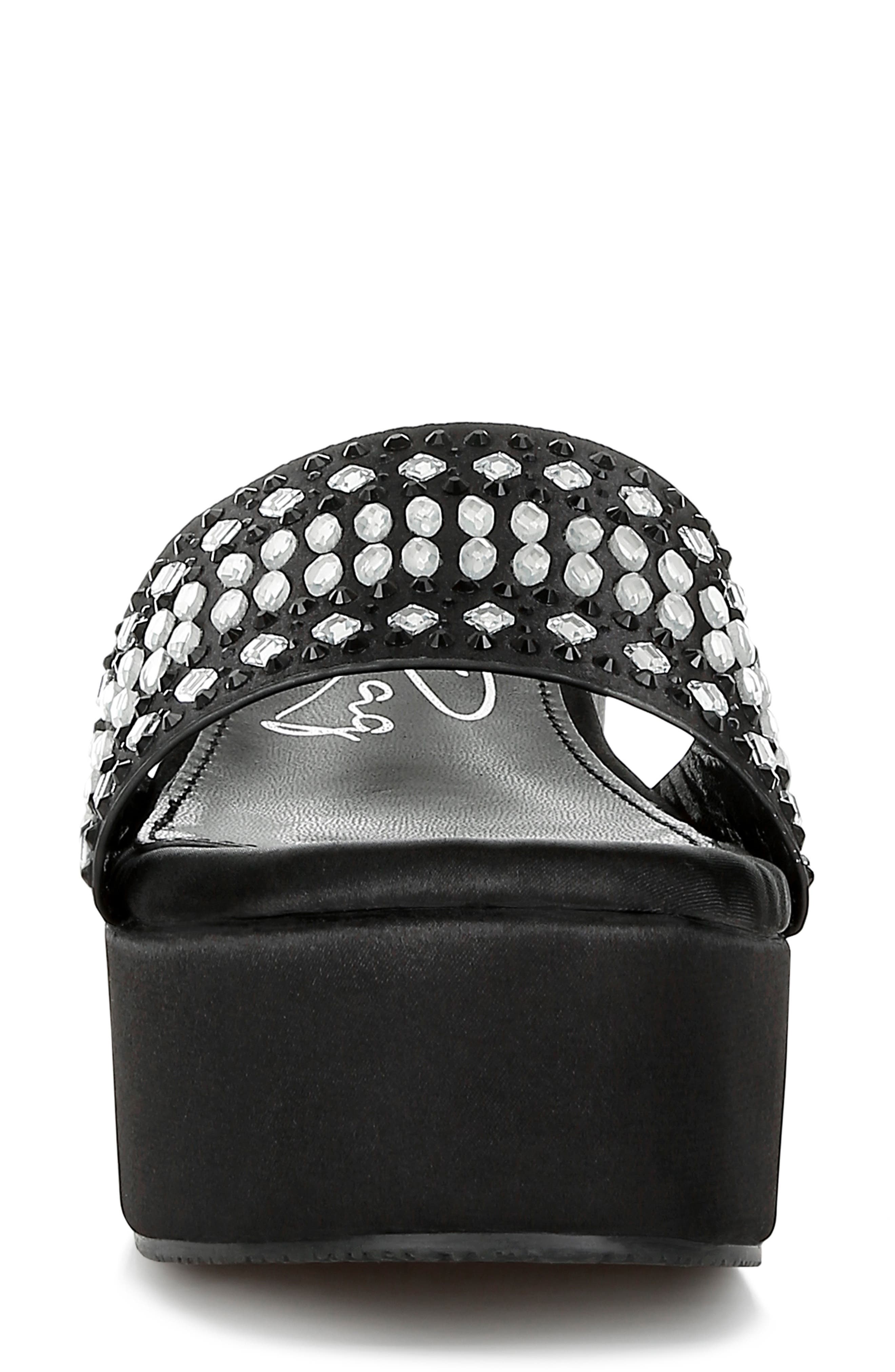 LONDON RAG Batanga Platform Wedge Sandal, Alternate, color, Black