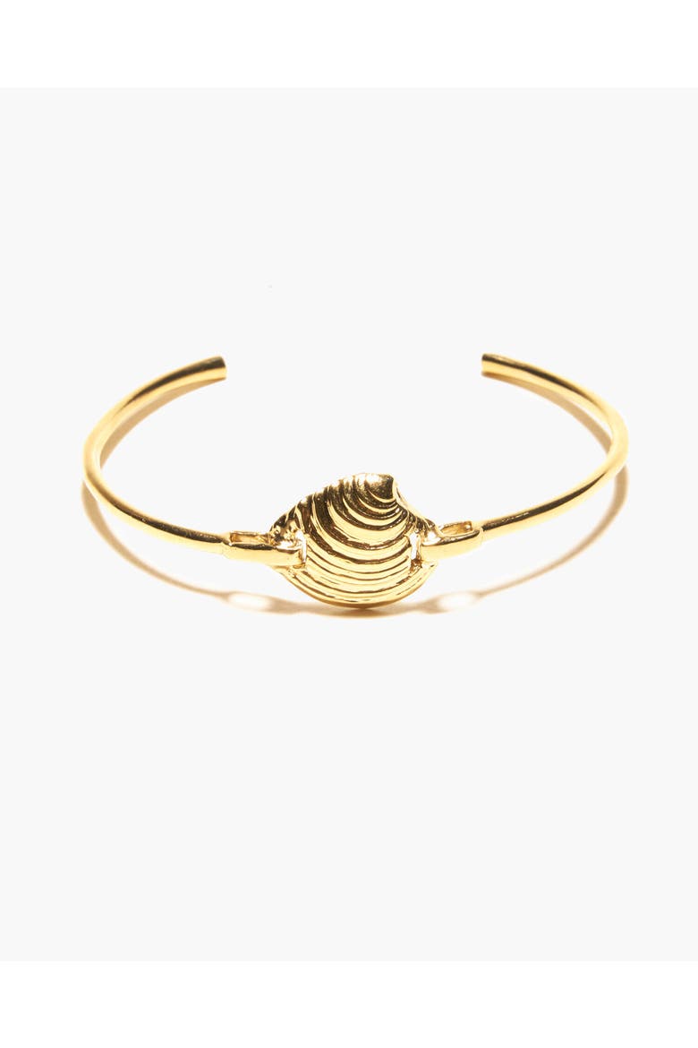 La Plage Cuff, Alternate, color, Brass
