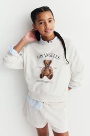 H&M 2-piece sweatshirt and sweatshorts set