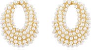 Ettika Imitation Pearl Earrings