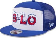 New Era Men's New Era  White/Royal Buffalo Bills 2025 Rivalries Collection Team Split Panel 9FIFTY Snapback Hat