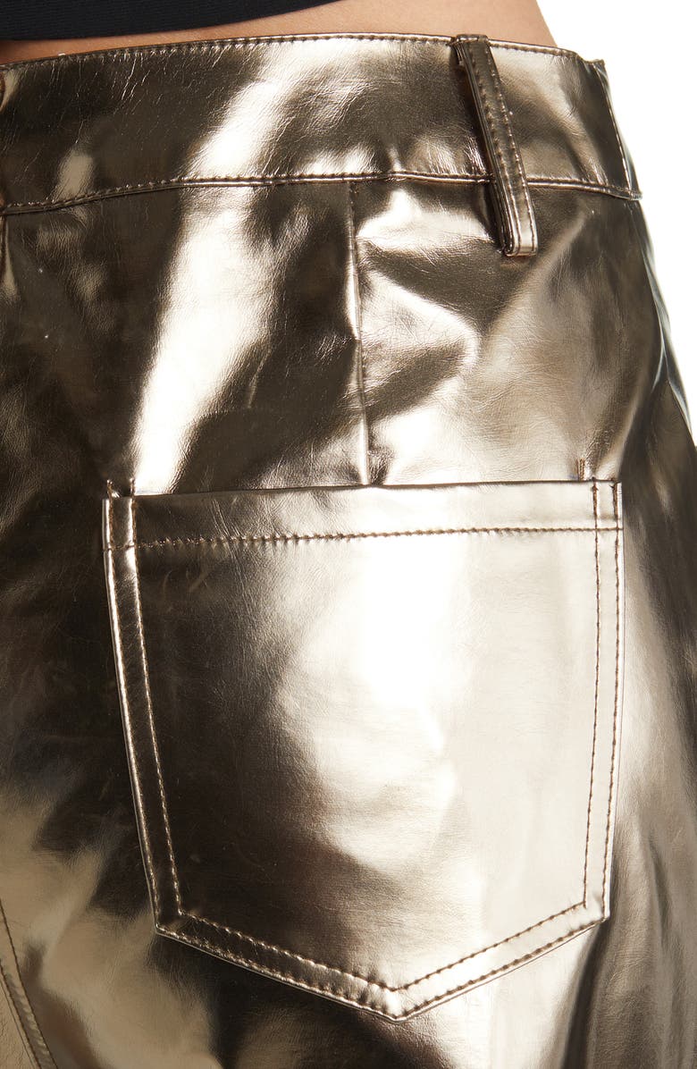 Amy Lynn Shiny Straight Leg Pants, Alternate, color,