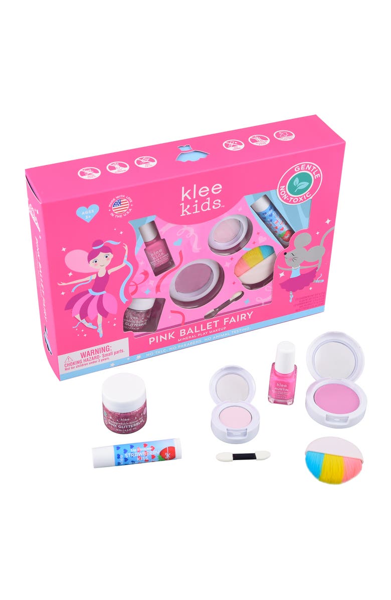 Klee Naturals Pink Ballet Fairy - Kids' Mineral Play Makeup Kit, Main, color, Multi
