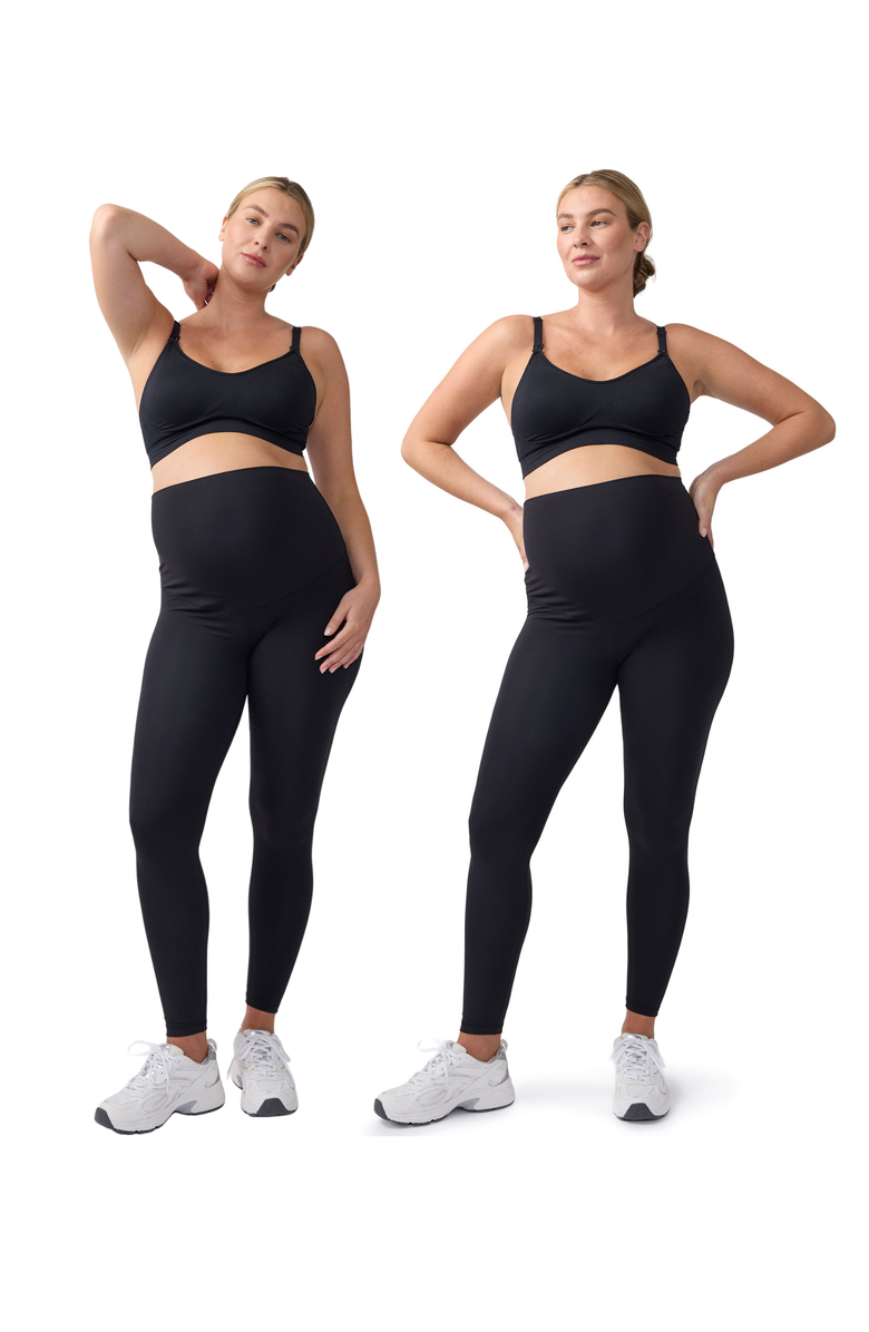 Ingrid & Isabel Contour Active Legging Bundle, Main, color, Black