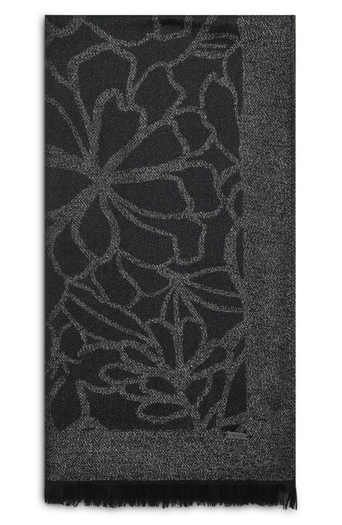 Metallic Floral Wrap