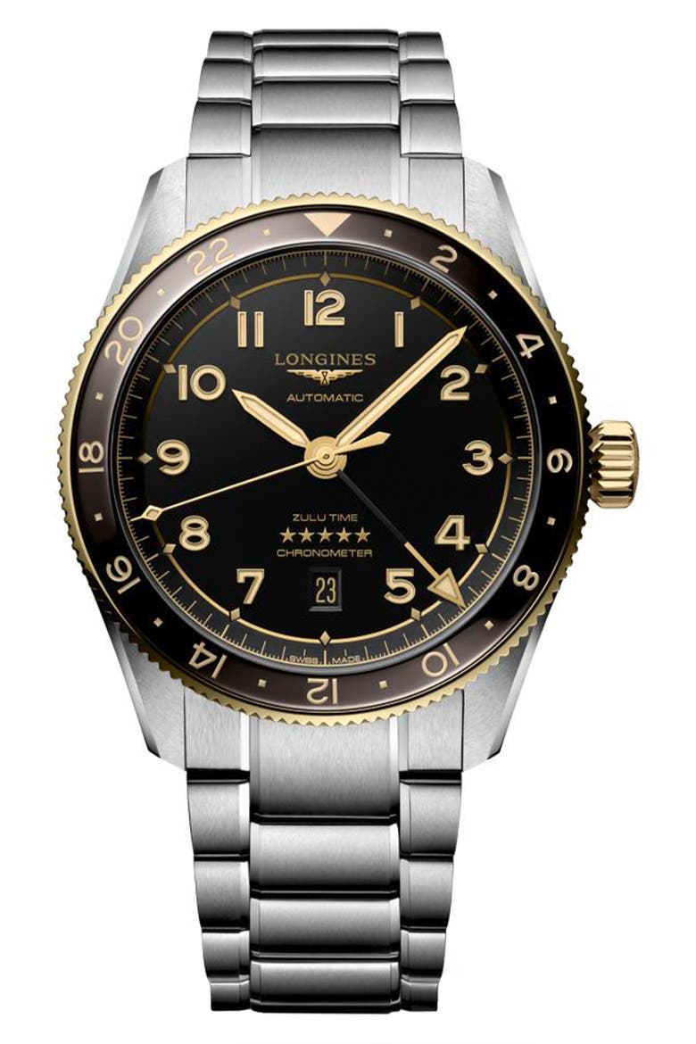Spirit Zulu Bracelet Watch, 39mm, Main, color, BLACK