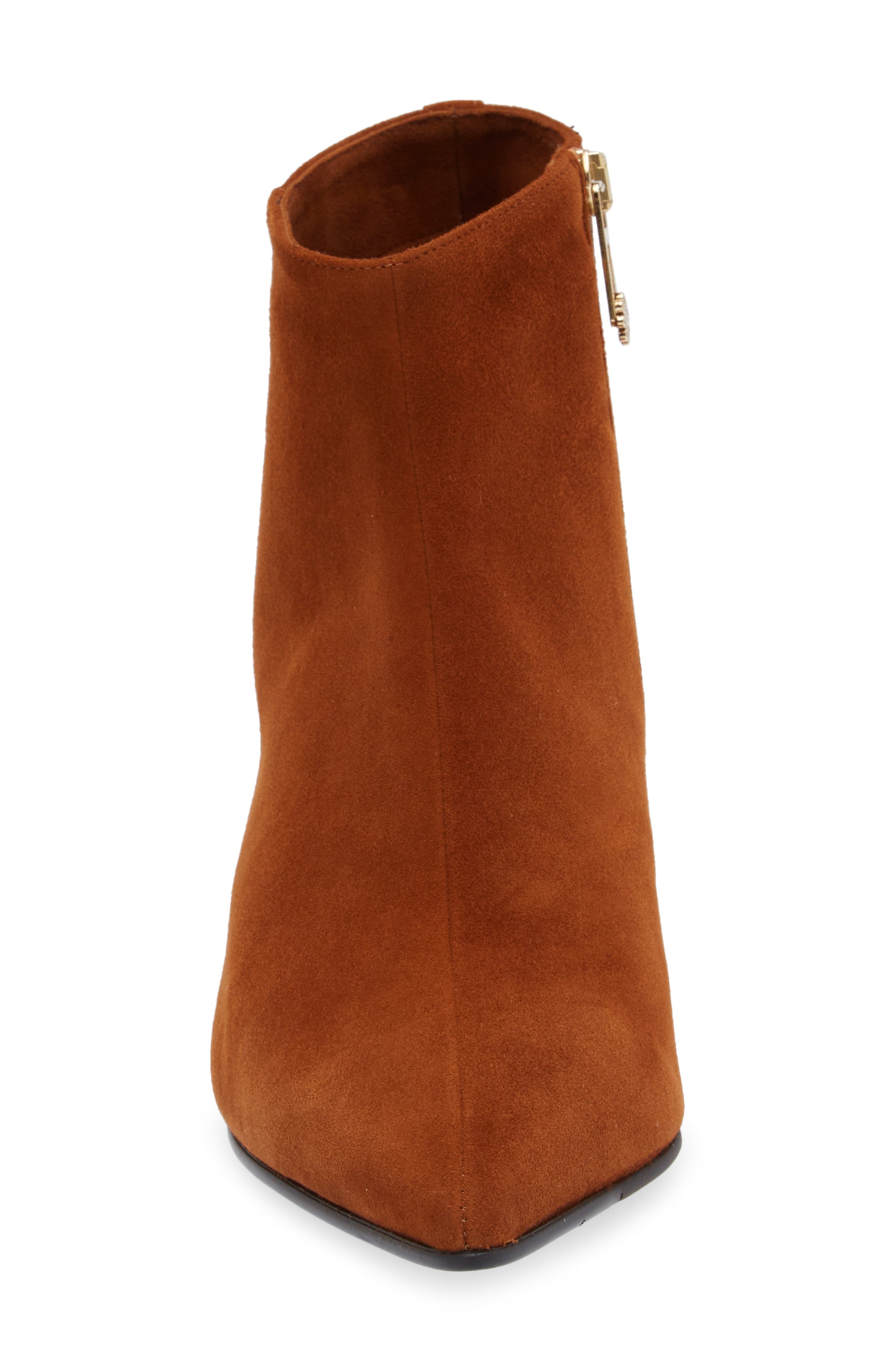 Robin Bootie, Alternate, color, BROWN SUEDE