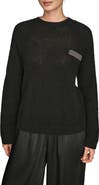 Donna Karan New York Waffle Stitch Wool & Cashmere Sweater