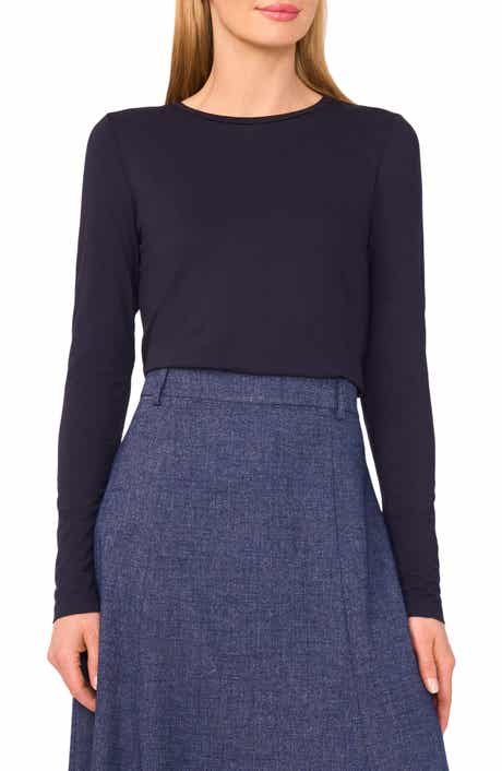 Halogen® Crewneck Long Sleeve T-Shirt