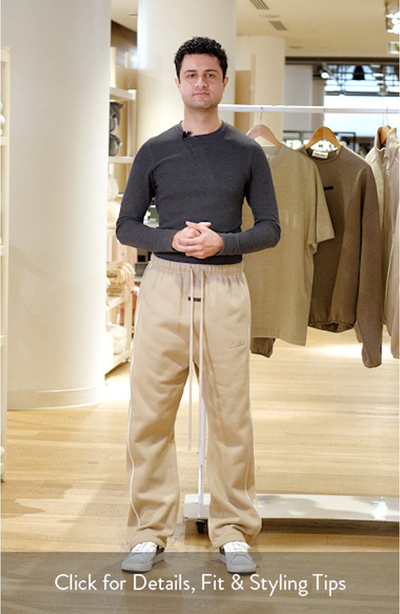 Relaxed Fleece Sweatpants, sales video thumbnail