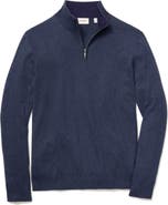 Bonobos Cotton
Cashmere Quarter Zip Sweater