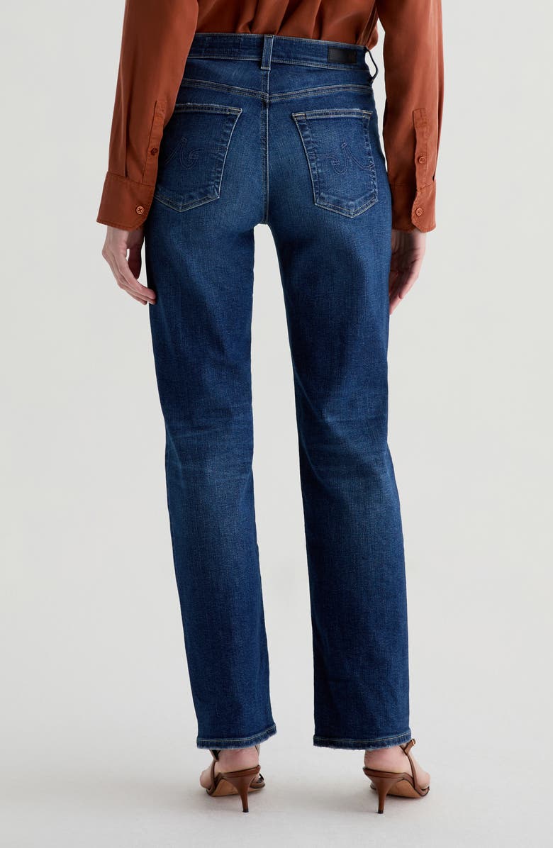 AG Brinley Mid Rise Straight Leg Jeans, Alternate, color, Poetic