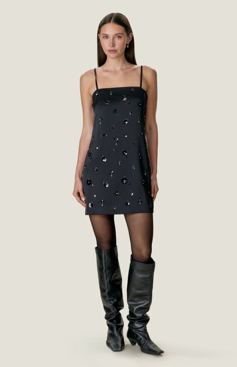 Cece Embellished Mini Dress