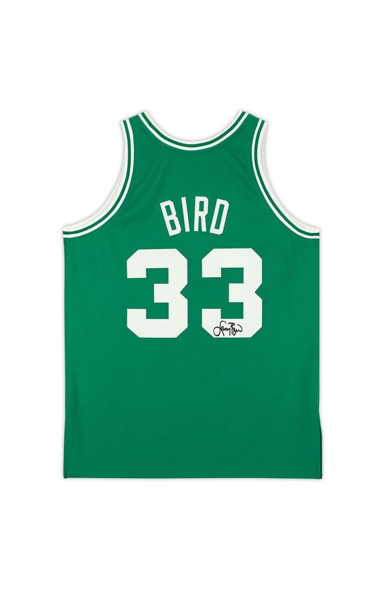 FANATICS AUTHENTIC Larry Bird Boston Celtics Autographed Green Authentic Mitchell and Ness Jersey, Alternate, color, 