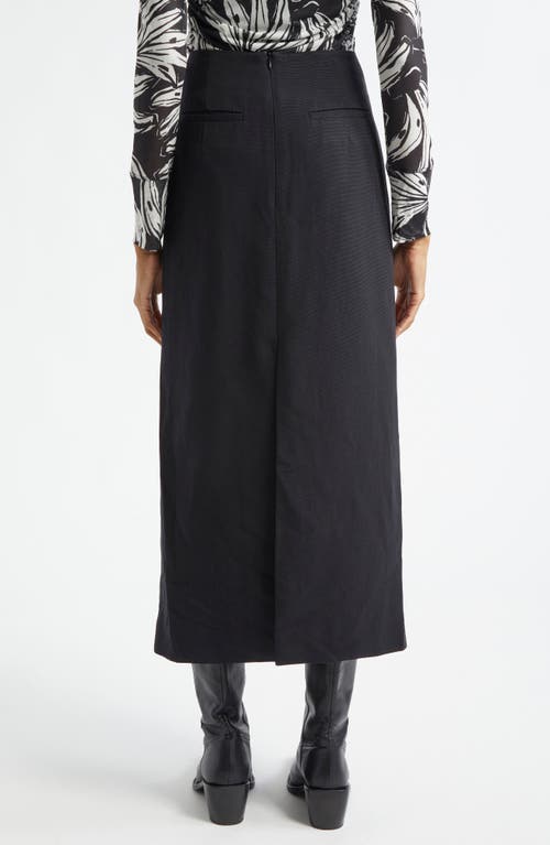Farm Rio Flap Pocket Midi Skirt In Black