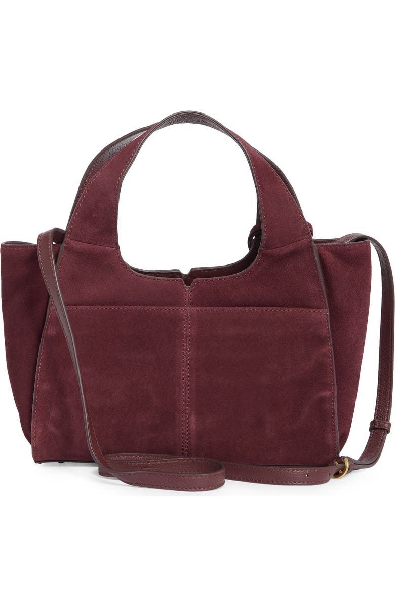 Vince Camuto Aleah Leather Satchel, Alternate, color, Red 01