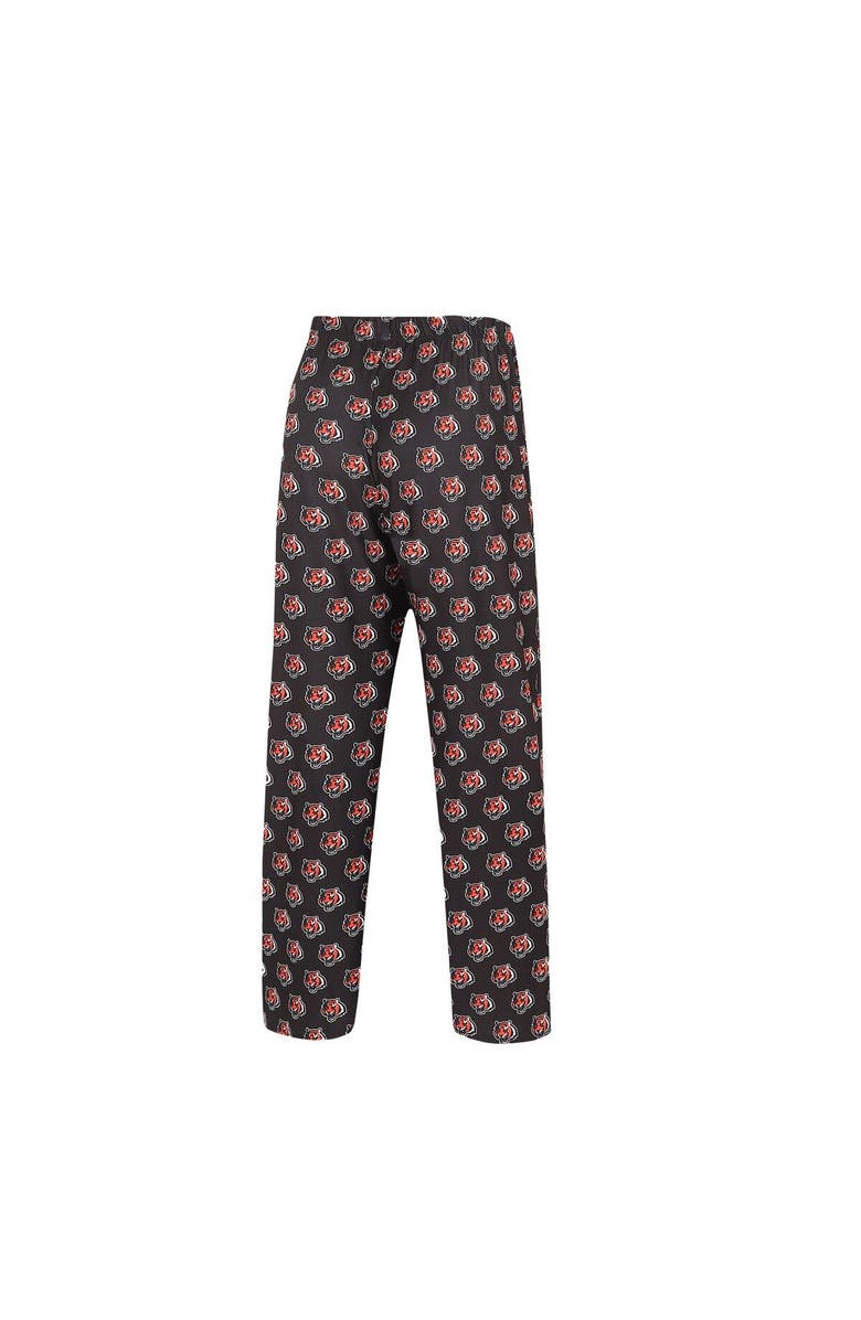 CONCEPTS SPORT Women's Concepts Sport Black Cincinnati Bengals Gauge Allover Print Sleep Pants, Alternate, color, Black