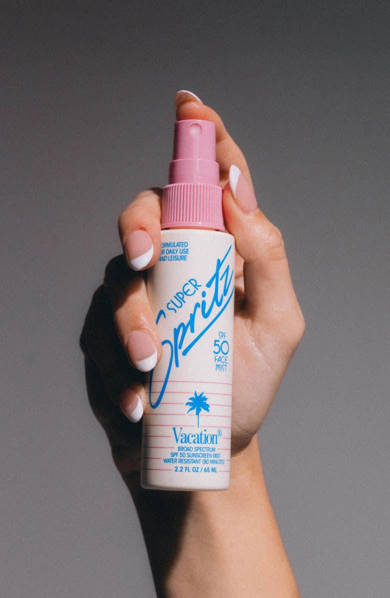 Vacation SPF 50 Super Spritz Face Mist Sunscreen, Alternate, color,