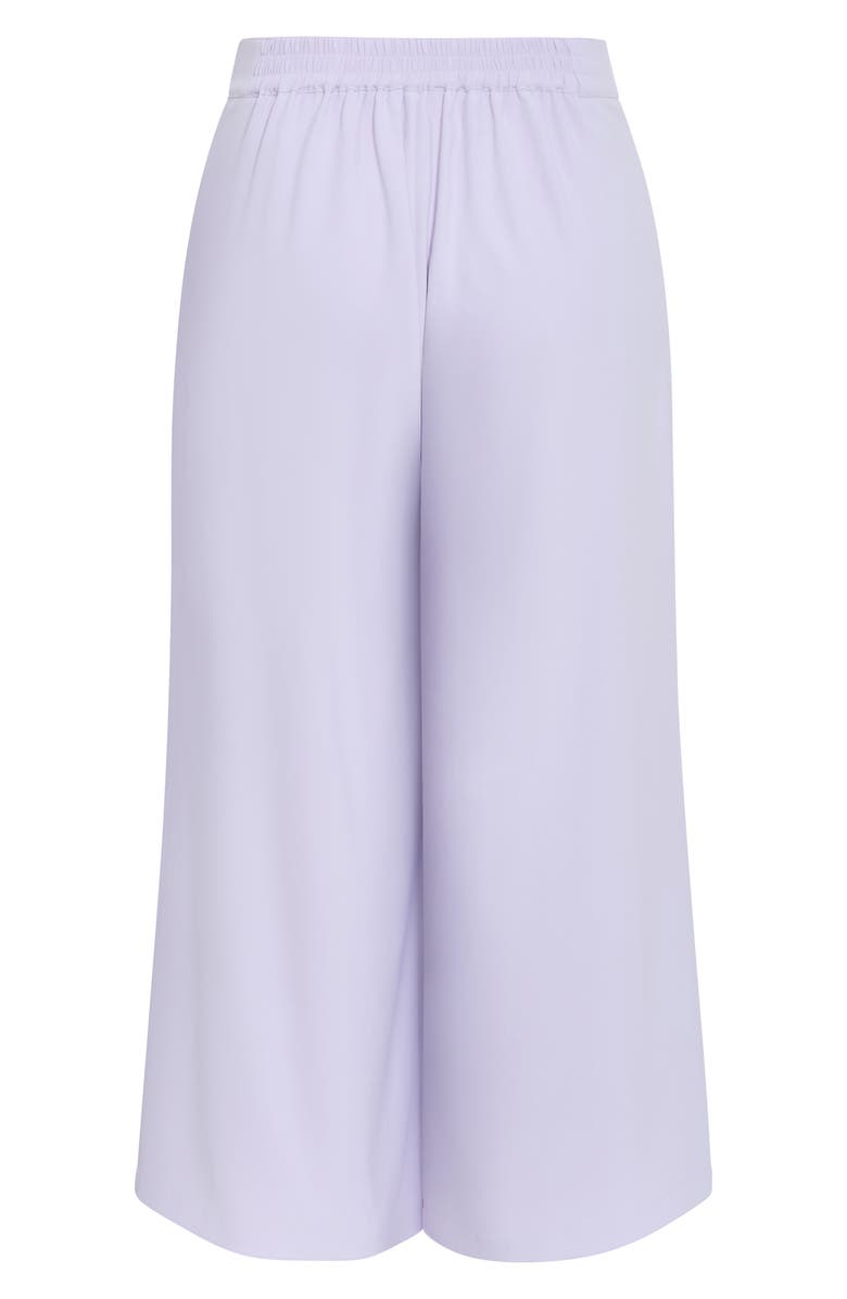 City Chic Abbie Wide Leg Pants, Alternate, color, Lilac