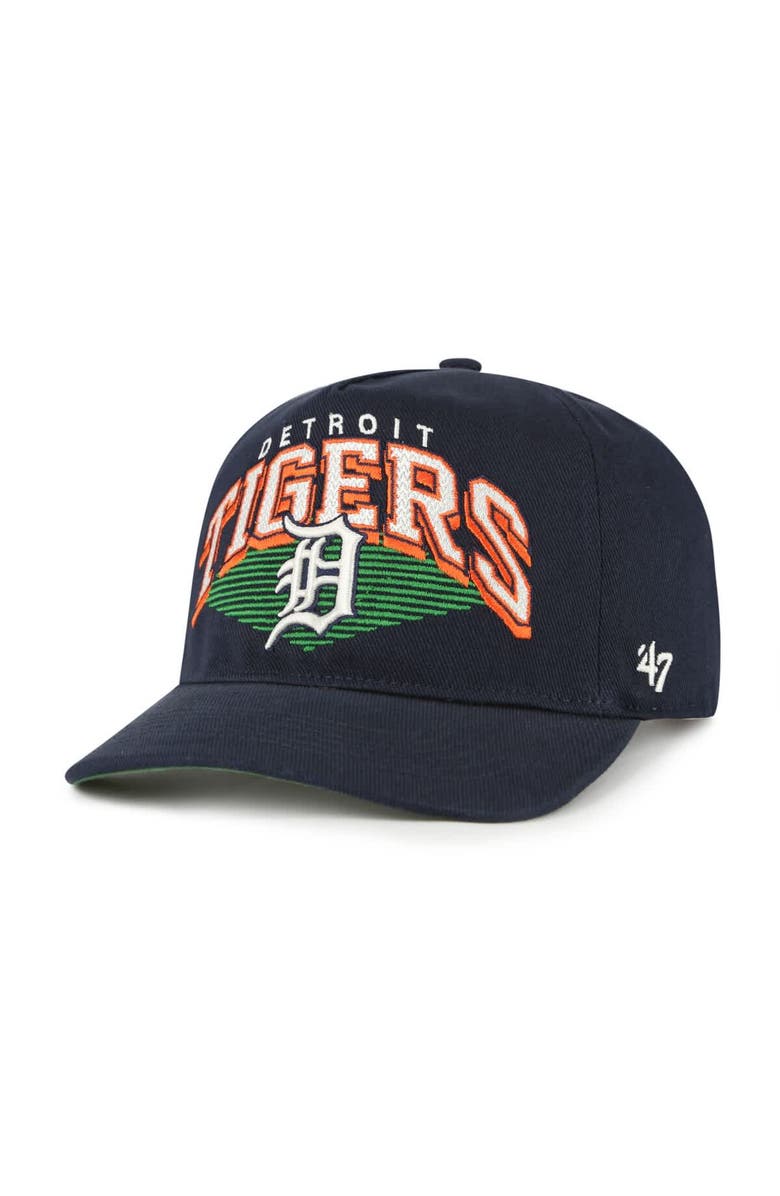 '47 Men's '47 Navy Detroit Tigers Pomona Hitch Adjustable Hat, Main, color, 
