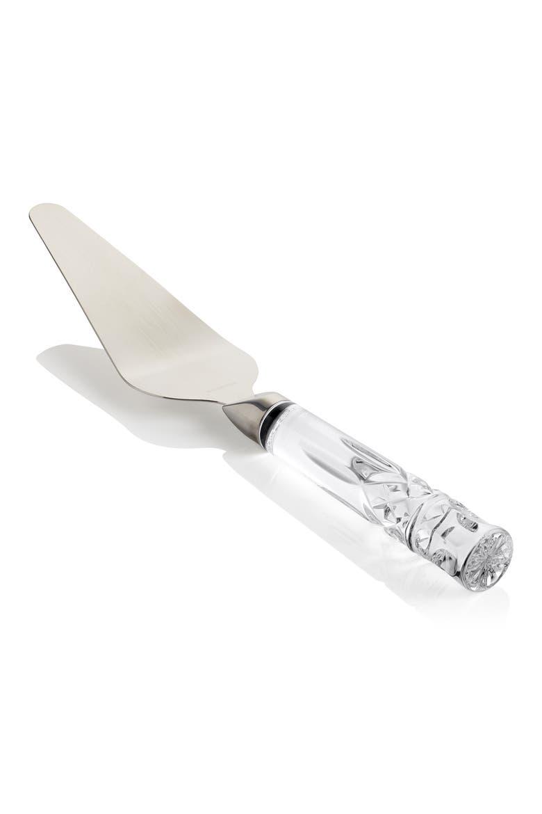 Lismore Crystal Cake Server, Main, color, NO COLOR