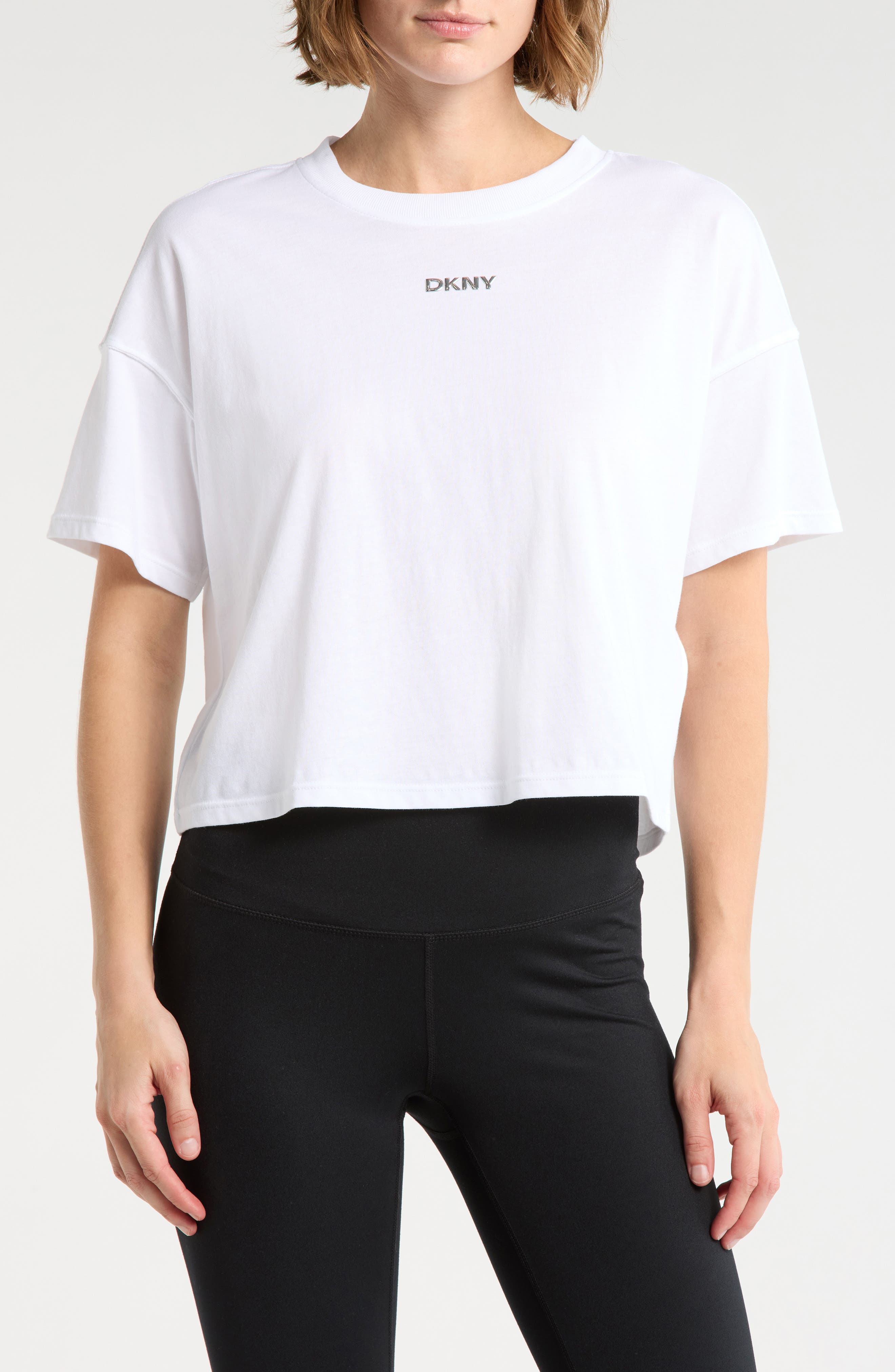 Metallic Bubble Logo Cotton T-Shirt - image 5