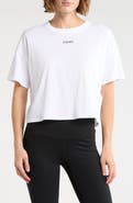 DKNY Metallic Bubble Logo Cotton T-Shirt