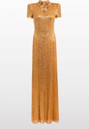 Jenny Packham Amber Embellished Maxi Dress