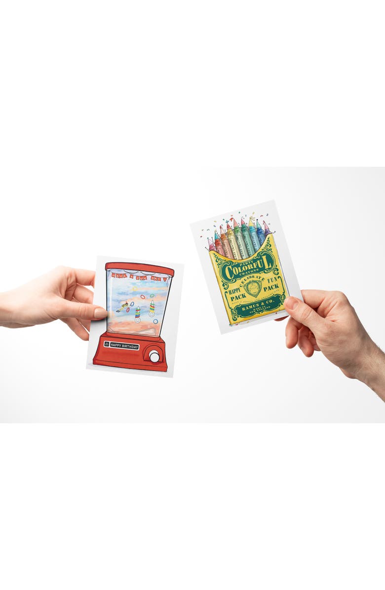 Ramus & Co Birthday Greeting Card Pack (3ct) "Scuba, Sketch, Crayons", Alternate, color, Multi-Pack