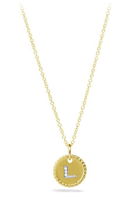 Diamond Initial Necklaces Nordstrom